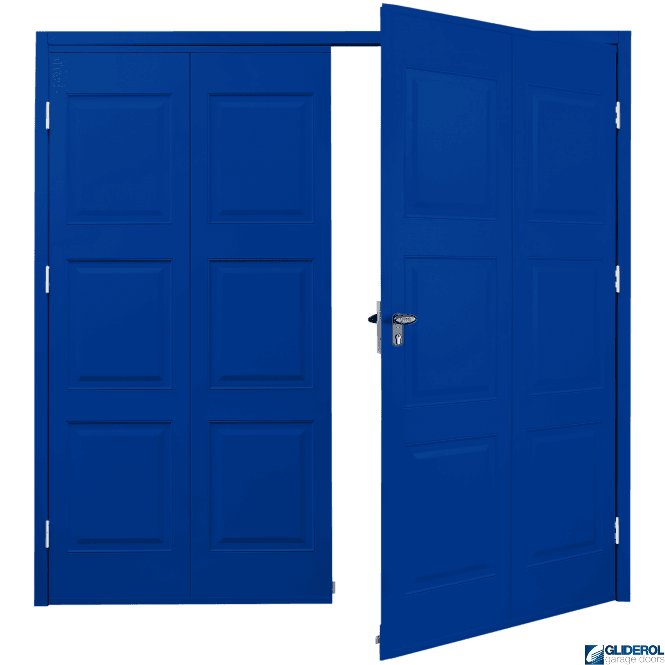 Gliderol SIGNAL BLUE (RAL5005) Budget Dorridge Side Hinged Garage Door