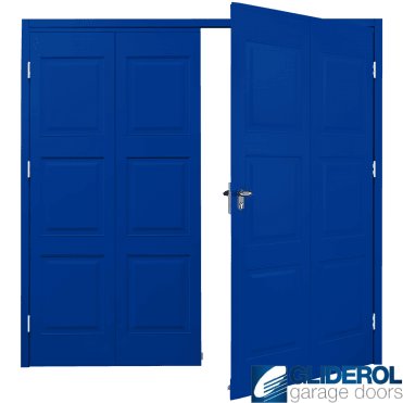 SIGNAL BLUE (RAL5005) Budget Dorridge Side Hinged Garage Door