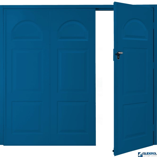 Gliderol SIGNAL BLUE (RAL5005) Budget Dylan Side Hinged Garage Door