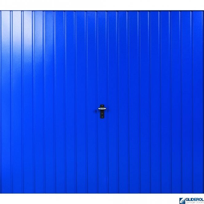 Gliderol SIGNAL-BLUE (RAL5005) Up & Over Vertical Standard Rib