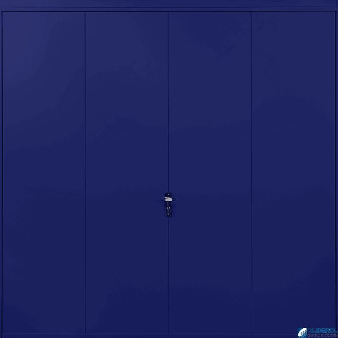 Gliderol SIGNAL-BLUE (RAL5005) Up & Over Vertical Wide Rib