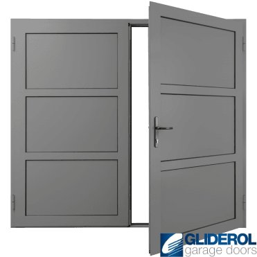SIGNAL-GREY (RAL7004) Insulated Coleshill Side Hinged Garage Door