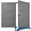 SIGNAL-GREY (RAL7004) Insulated Coleshill Side Hinged Garage Door