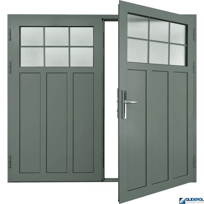 Gliderol SIGNAL-GREY (RAL7004) Insulated Kingsbury Side Hinged Garage Door