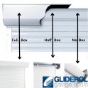 SLATE GREY (RAL7015) Compact Insulated Roller Garage Door (55mm Lath)