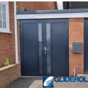 SLATE-GREY (RAL7015) Insulated Whitacre Side Hinged Garage Door