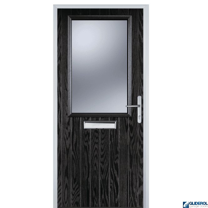 Gliderol Southgate FIRE-RATED (FD30) door BLACK (RAL9005)