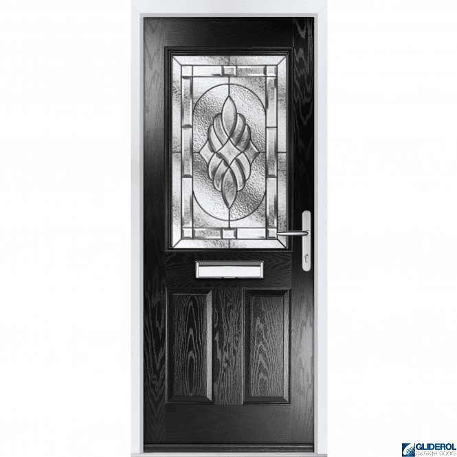 Gliderol Stokoe front entrance door BLACK