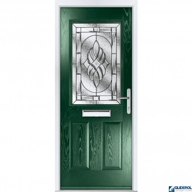 Gliderol Stokoe front entrance door GREEN (RAL6009)