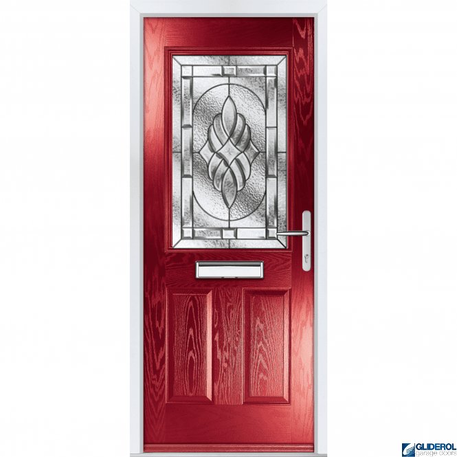 Gliderol Stokoe front entrance door RED