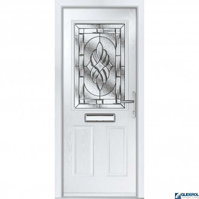 Gliderol Stokoe front entrance door WHITE