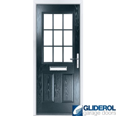 Stokoe Georgian front entrance door ANTHRACITE