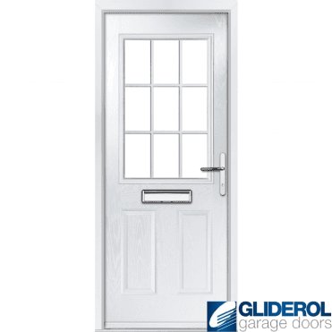 Stokoe Georgian front entrance door WHITE