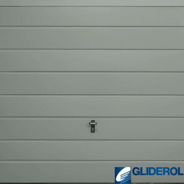 TRAFFIC-GREY (RAL7042) Up & Over Horizontal Medium Rib