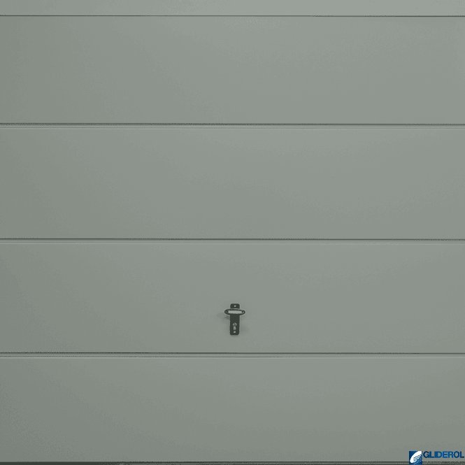 Gliderol TRAFFIC-GREY (RAL7042) Up & Over Horizontal Wide Rib