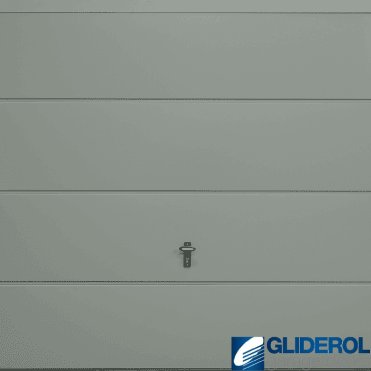 TRAFFIC-GREY (RAL7042) Up & Over Horizontal Wide Rib