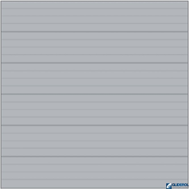 Gliderol WHITE ALUMINIUM (RAL9006) Industrial Sectional Door