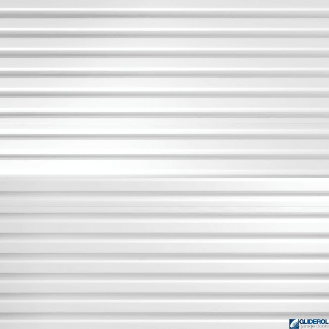 Gliderol WHITE (BS00E55) Plastisol Covered Light Industrial Steel Roller Door - Manual