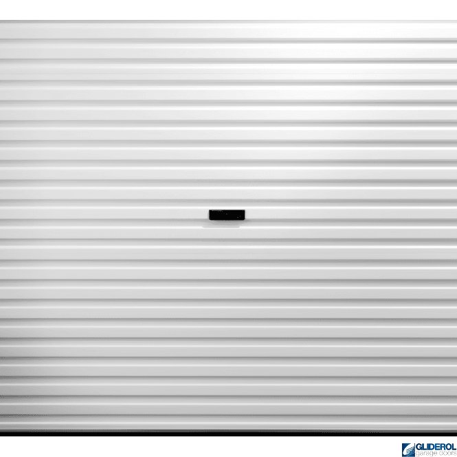 Gliderol WHITE (BS00E55) Plastisol Covered Steel Roller Garage Door - Automatic