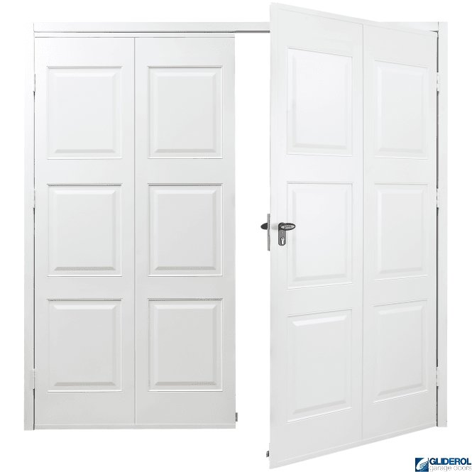 Gliderol WHITE (RAL9016) Budget Dorridge Side Hinged Garage Door