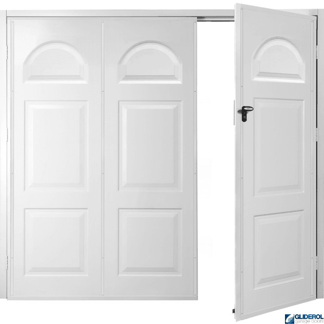 Gliderol WHITE (RAL9016) Budget Dylan Side Hinged Garage Door