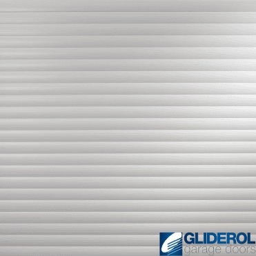 WHITE (RAL9016) Insulated Automatic Roller Garage Door (Laminate 77mm Lath)