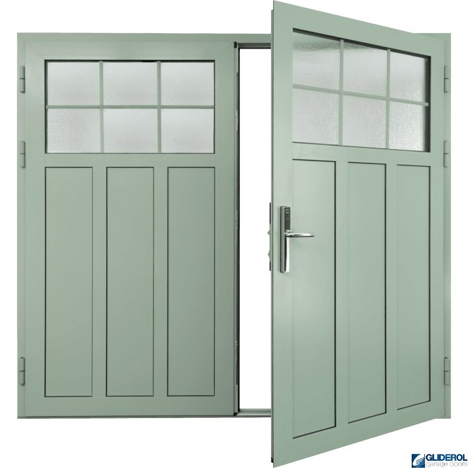 Gliderol WHITE (RAL9016) Insulated Kingsbury Side Hinged Garage Door