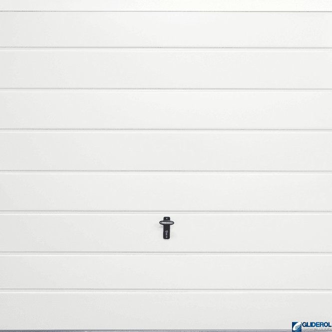 Gliderol WHITE (RAL9016) Up & Over Horizontal Medium Rib