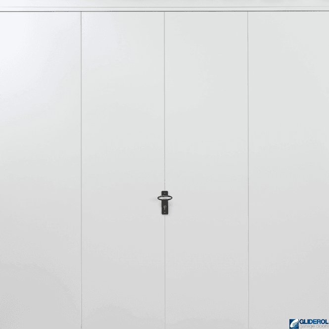 Gliderol WHITE (RAL9016) Up & Over Vertical Wide Rib