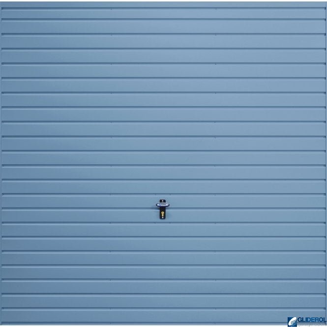 Gliderol WINDOW-GREY (RAL7040) Up & Over Horizontal Standard Rib