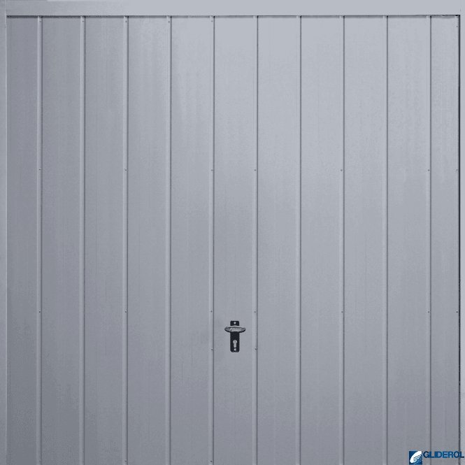 Gliderol WINDOW-GREY (RAL7040) Up & Over Vertical Medium Rib