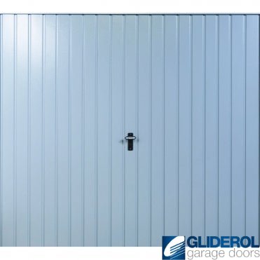 WINDOW-GREY (RAL7040) Up & Over Vertical Standard Rib