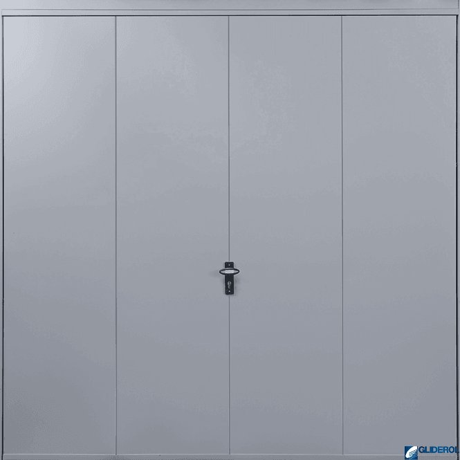 Gliderol WINDOW-GREY (RAL7040) Up & Over Vertical Wide Rib