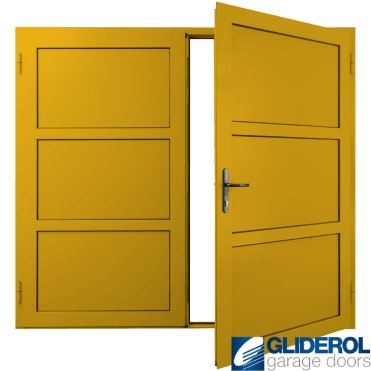 YELLOW (RAL1023) Insulated Coleshill Side Hinged Garage Door