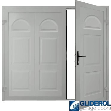 LIGHT GREY (RAL7035) Dylan Premium non-insulated Side Hinged Garage Door
